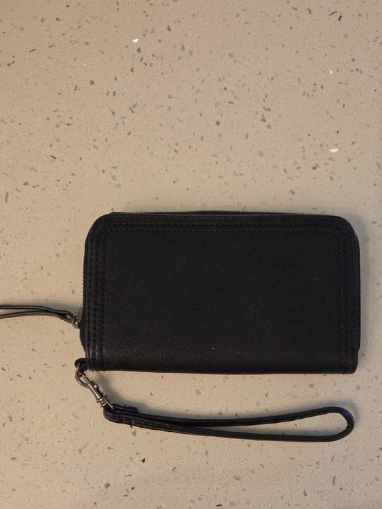 Universal Thread Handbags - Universal Thread Black Zip-Around Wristlet Wallet